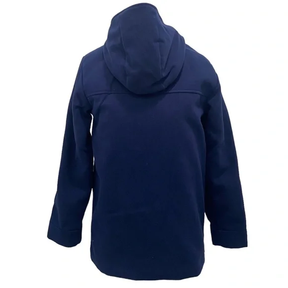 Boys' Solid Jacket With Hood - Cat & Jack™ Navy Blue Size XL - Picture 3 of 9